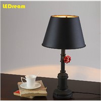 Loft industrial wind pipe lamp personality The cafe study bedroom lamps Edison lamp restoring ancient ways