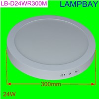 LED Panel light 24W surface mounted light  high lumens  downlight  round 300mm ceiling lamps