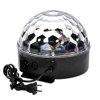 EU/US Plug Stage Lighting Digital LED Crystal Magic Ball Disco DJ Effect Light dmx led par stage light for Party