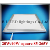 ultra thin square LED ceiling panel light lamp LED flat light SMD2835/SMD4014    295mmX295mm 20W / 595mmX595mm 40W     AC85-265V