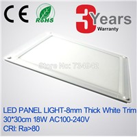AC100-240V 8mm Thick 300x300(mm) 18W White Trim LED panel light High CRI&amp;amp;gt;80 3 Years Warranty Ceiling Mounting Type LED Panel