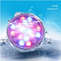 Par56 54W RGB Stainless Steel LED underwater lamp Swimming pool light  AC12 IP68 Factory Direct sale Stock in DE/CZ