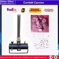 DJ stage special effect wedding party color paper confetti roll shooting cannon birthday party and celebration ribbon machine