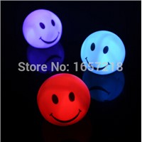 Night light Lovely changable color Round Smile Face LED  lamp, 7 colors changing Smiling nightlight For Baby / Children gift toy