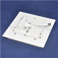 15W synchronous square led panel light Acrylic+glass AC85-265V double color ( blue+ cold white ) ceiling light lamp for home