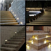 HI-Q Outdoor IP66 led path lights 3W Warm white 85-265v led Wall lamp waterproof for garden plaza stairway Underground lighting