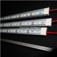 1M 72LEDs 5630 led rigid bar;U type alu profile;DC12V input;non-waterproof;clear or milky cover