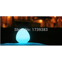 D26cm Wireless Led rock lamp Design unbreakable led rocky light/led peach lamp for swimming pool  remote (included) decoration