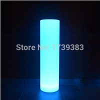 Simple and unadorned LED Tower Pillar Medium Cylinder Floor lamp outdoor round column lights for mark a path/a private beach