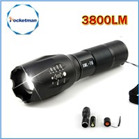 CREE XM-L T6 3800 Lumens LED Torch Tactical Linterna LED Flashlight Lampe Torche Torch Light  Zoomable for AA 18650 Camping