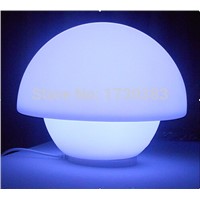6pcs/lot  Rechargeable waterproof LED Mushroom lamp Glowing Remote control Umbrella Table lamp LED Desk Lamp Light