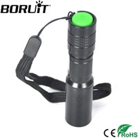 BORUiT 800LM IR 850nm LED Mini Flashlight Invisible Infrared Torch Outdoor Hunting Camping Lantern by AA Battery