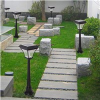 1.2M Outdoor LED Solar Garden Post Light Waterproof Pillar Lamp for Garden Decoration Path Park Landscape Lawn Yard Street Lamp