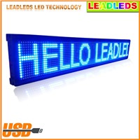 USB Programmable Scrolling Electronic Sign 30&amp;amp;quot; X 6.3&amp;amp;quot; Indoor LED Display Board Moving Message LED Display Outdoor Advertising