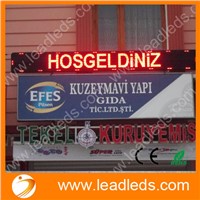 39 X 7.5 Inches LED Sign Board USB Program Scrolling Message Display semi-outdoor use