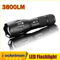 E17 CREE XM-L T6 flashlight Lanterna de 3800Lm LED Light Zoomable Life Waterproof Flashlight tatica light lantern bike light z70