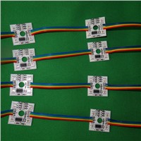 DC12V WS2801 led 5050 SMD pixel module;20pcs a string;non-waterproof;10cm wire spacing