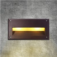 LED recessed wall light outdoor Waterproof IP54 Modern wall lamp for entry art home decoration sconce lighting fixture 1096