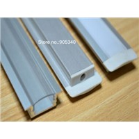 50M/LOT super slim LED aluminium profile for led strip led rigid bar Stores shelf LED lighting ,floor led profile OEM length