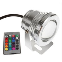 16 Colors 15W 12V RGB LED Underwater  Light 1350LM Swimming Pool Pond Fish Tank Aquarium LED Light Lamp IP68 Waterproof Dimmable