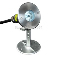 100% IP68 316 stainless steel 3W Waterproof LED Underwater Light for Fountain Pond lamp LED Pool Light  RGB  white warm white