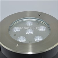 High Quality Stainless steel 316 IP67 Waterproof 18W Recessed LED Underground Light RGB Inground Light white uplighting 4pcs/lot