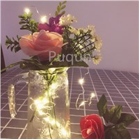 10pcs/lot CR2032  Cell Battery Operated 2m 20LED LED String Light Waterproof Led Fairy Christmas PartyWedding Light
