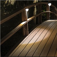 ruocin Mini LED outdoor solar led lamp garden lights waterproof Lighting controlled wall light