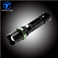 TRANSCTEGO high light flashlight Q5 mini outdoor led flashlight 3 modes zoomable torch penlight lanterna tatica linternas led