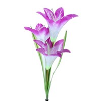 CSS Solar LED Lily Flower Color Changing Light for Garden Decoration