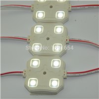 led sign light Square 4 SMD 5050 Injection LED Module Waterproof IP65  for Channel Letter Advertising LED 20pcs/string