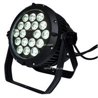 TIPTOP  18*18W RGBWY UV 6IN1 Led Par Light Waterproof Double Separate Level Case Design Outdoor IP65 Sound Activate