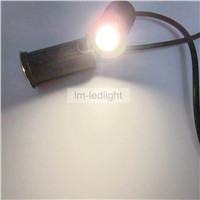 Mini floor lamp 12V 1W dia42mm*H70mm stainless steel LED underground light Bridgelux 140~160lm/W jardim light