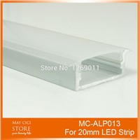 UnvarySam 0.5M Recessed Aluminum LED Profile with Flange Using for Strip within 20mm Deep led profile aluminium