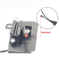 JS E-Bicycle Front Light 36V Waterproof Wire LED Lamp Laser Mount Clip Frame Headlight  Bike Accessories Bisiklet Bicycle Light