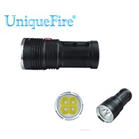 Uniquefire 5000 Lumen UF-V10-4 4 Led Cree XM-L2 led High Brightness High Power Flashlight Bulb for 4*18650 Rechargeable Battery
