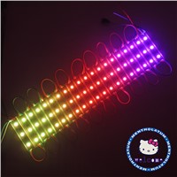 100pcs DC12V WS2811IC 3 leds 5050 RGB SMD LED Module Light Super Bright Waterproof IP68 led pixel strings by DHL Fedex Express