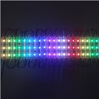 5x 20pcs Super Bright T75X15mm 3 5050 RGB WS2811 IC Individually Addressable full Color LED Module Waterproof DC12V