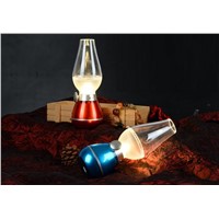 New LED Blowing Control Retro Kerosene Candle Lamp USB Rechargeable Dimmable Night Desktop Room Decoration