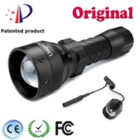 UniqueFire Ultra Bright 5 Mode CREE XML2 1200LM Zoomable Led Flashlight Waterproof Torch Lights Bike Light +Pressure Switch