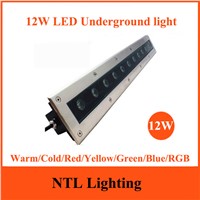 New 12W Strip LED Underground Lamp AC85-265V outdoor Waterproof IP65 Spot Floor Garden Yard LED inground light CE&amp;amp;amp;RoHS freeship