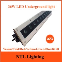 NEW 36W Strip LED Underground Lamp AC85-265V outdoor Waterproof IP65 Spot Floor Garden Yard LED inground light CE&amp;amp;amp;RoHS freeship