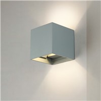 LED Porch light Waterproof IP54 wall lamp for Bathroom adjust beam decor Modern wall lighting fixture COB 6W Warm White 79017