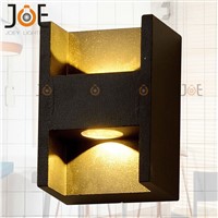 Modern LED 2W outdoor wall lamp Porch light fashion garden IP54 for art home decoration double wall sconce light fixture 1052