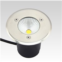 10W Buried Lamp COB LED Inground Light IP68 LED Underground Light Warm White/White/Red/Green LED Underground Lamp AC85-265V