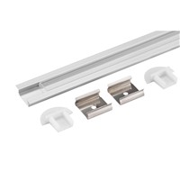 60m (30pcs) a lot, 2m per piece anodized aluminum profile for led flexible and rigid strips light