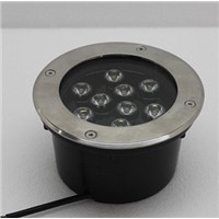 waterproof 1 * 9w single color Epistar good stainless steel LED underground light white / warm white led spot lamp