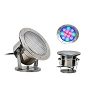 12w stainless steel led underwater light 12v led swimming pool lighting CE&amp;ROHS max.install in depth of 20m 30pcs/lot promotion