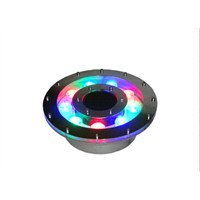 IP68 stainless steel 15w high power led fountain lamp 12v 3-in-1 rgb led underwater lighting with dmx512 led control 10pcs/lot