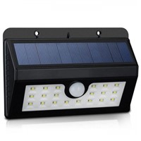 20 LED Solar Power Lamp PIR Motion Sensor Solar Light Outdoor Garden Wall Waterproof Light with Three Intelligent Modes WY